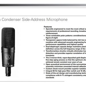 Mikrofon Kondensor Audio Technica AT4050