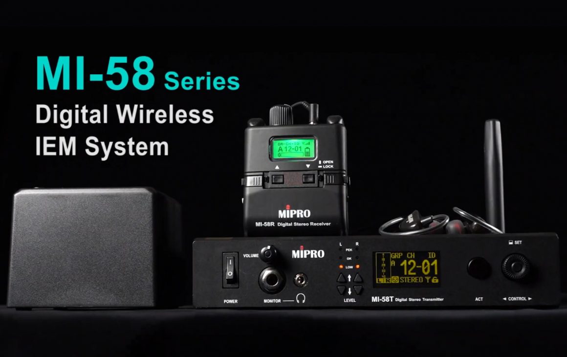 Sistem IEM Wireless Digital Stereo MIPRO MI-58
