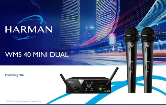 Mikrofon Wireless AKG WMS 40 MINI 2 DUAL