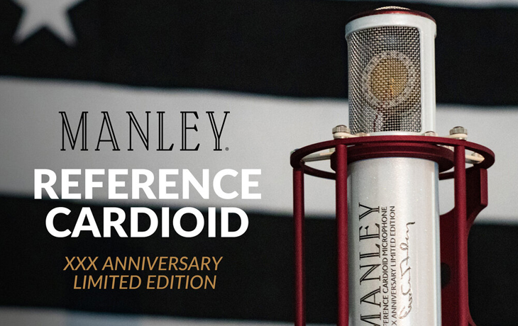Mikrofon Vokal Tabung Manley “Reference Cardioid XXX Anniversary Limited Edition”