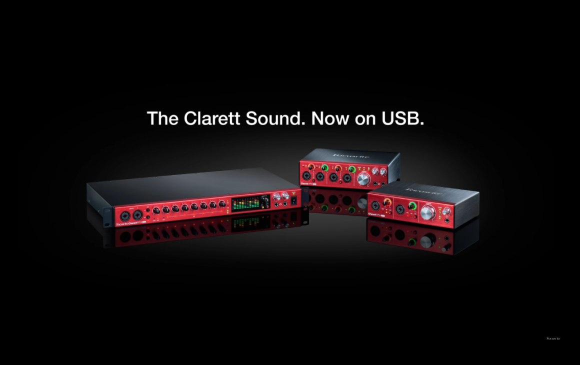 Soundcard USB-C Focusrite Clarett+