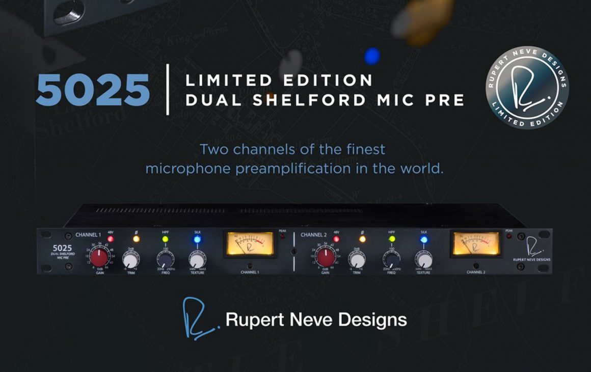 Preamp Mikrofon Rupert Neve Designs 5025 Dual Shelford Mic Pre